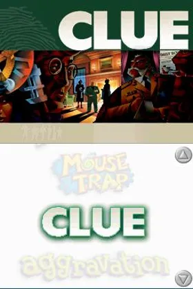 4 Game Pack! - Clue + Aggravation + Perfection + Mouse Trap (USA) screen shot title